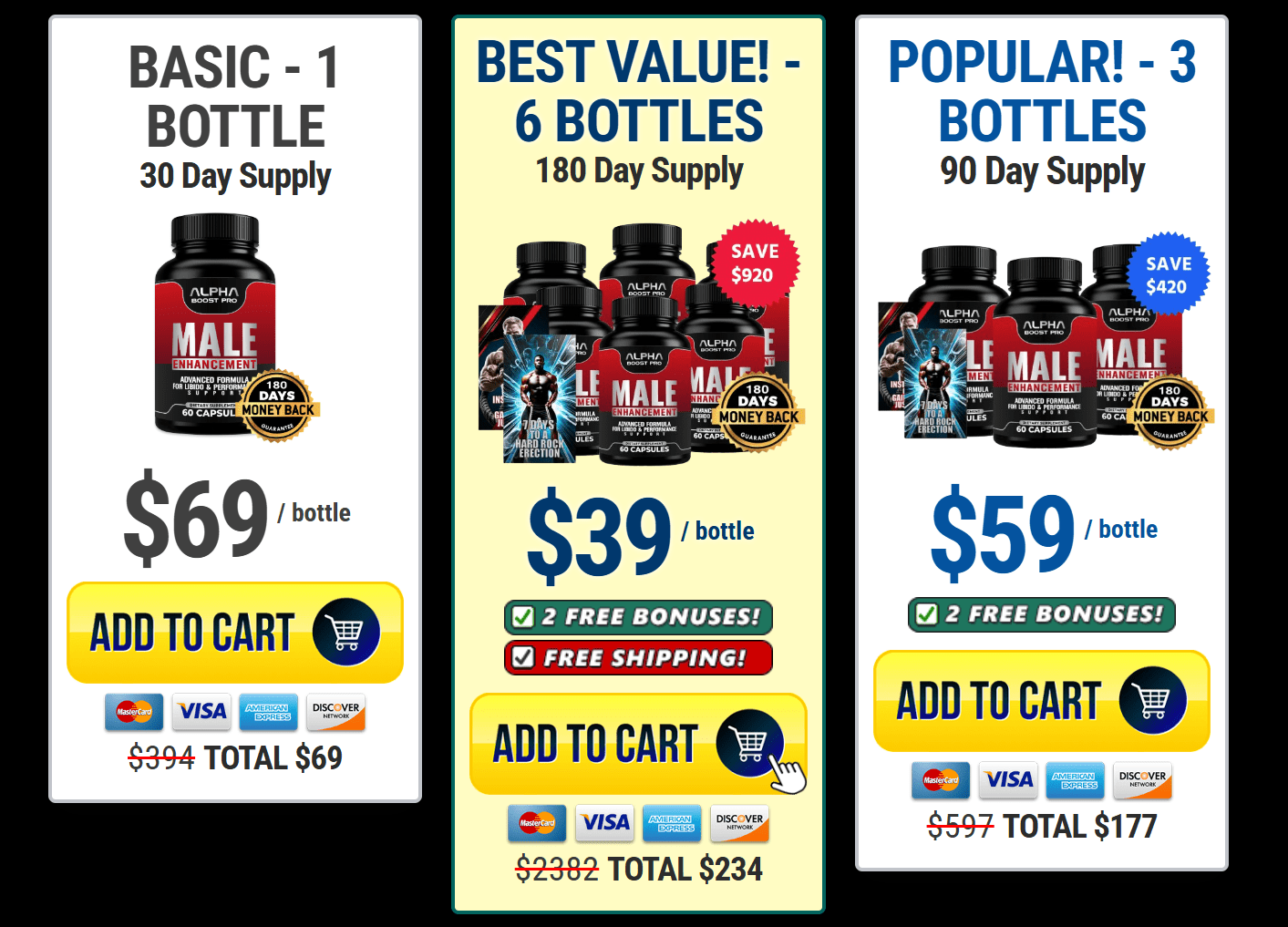 Alpha Boost Pro pricing